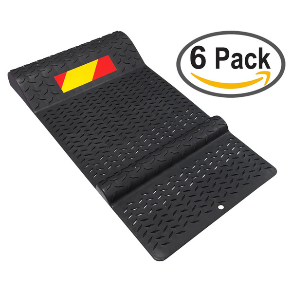 Electriduct Anti-Skid Parking Mat with Adhesive Back- Black, PK 6 SB-ED-PM-BK-6PK